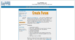 Desktop Screenshot of easyphpbb.com