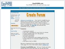 Tablet Screenshot of easyphpbb.com