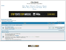 Tablet Screenshot of cityisland.easyphpbb.com