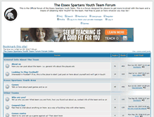 Tablet Screenshot of essexyouth.easyphpbb.com